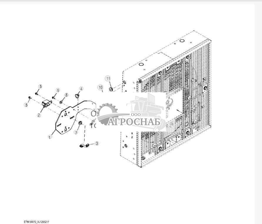 License Light and Bracket 